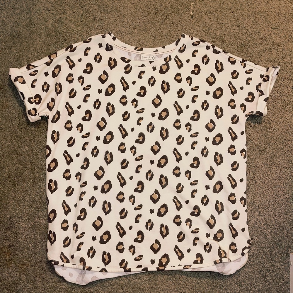 Cheetah print shirt